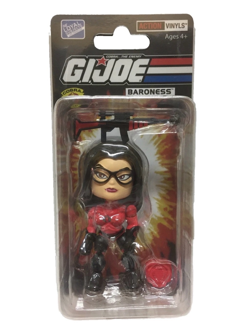 GI Joe Baroness Action Figure Loyal Subjects Red Suit SDCC 2016 Rare Vinyl
